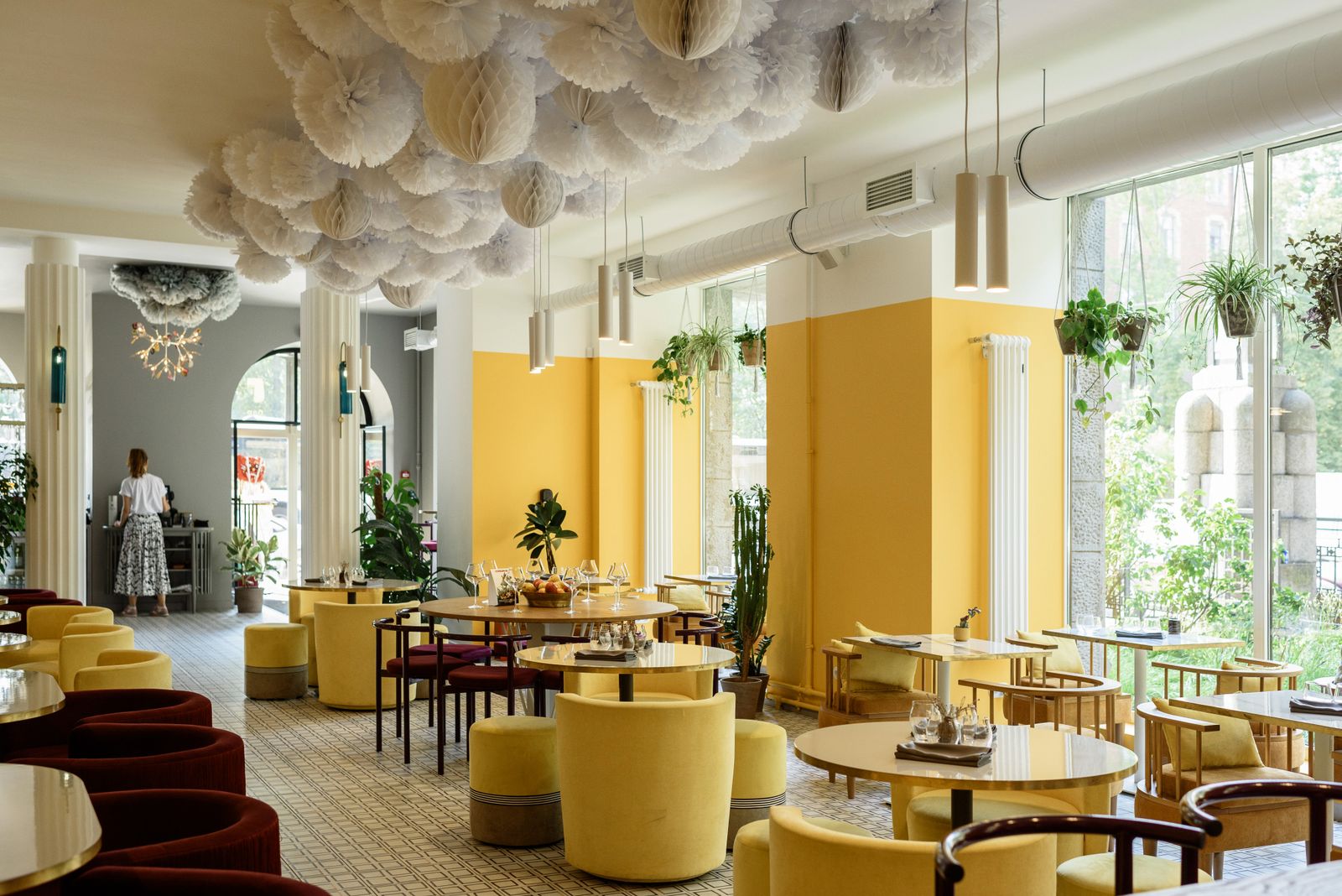 Stylish contemporary restaurant interior